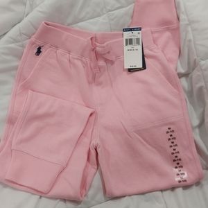 Brand new girls Ralph Lauren pink jogger sweats!